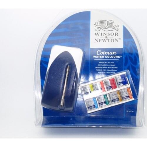 Winsor & Newton Cotman Watercolor Paints Mini Plus 8 Half Paints