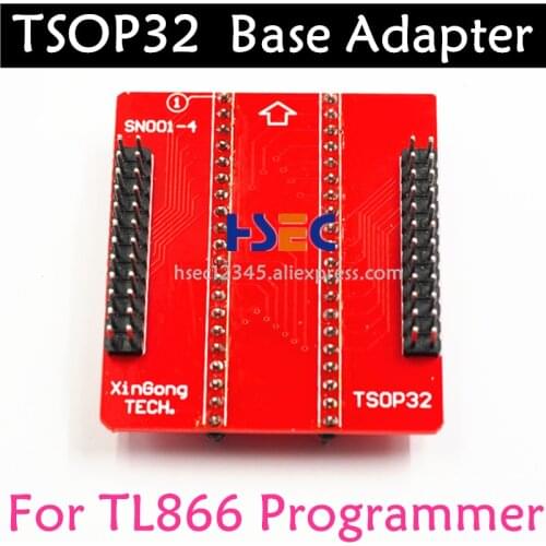 Free shipping TSOP32 base adapter for minipro TL866CS TL866A and Xgecu TL866ii plus tl866 USB universal programmer