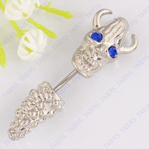 Free shipping Belly bar Lovely body piercing jewelry navel ring Retail belly button ring 14G 316L surgical steel bar Nickel-free