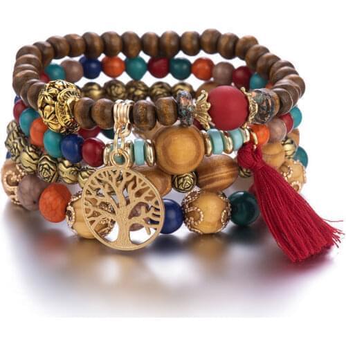 Jiaoyu Wooden Bracelets