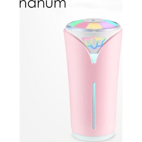 Creative Mini Colorful humidifier Essential Oil Diffuser Aroma Lamp LED Night Light USB Ultrasonic Fogger Car air freshener