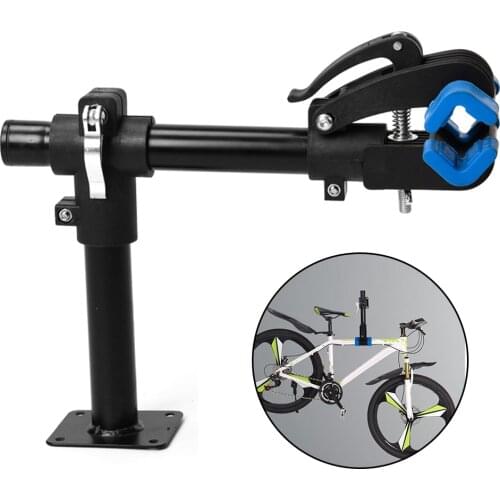 Bike Bicycle Cycling Bench Mount Repair Rack Workstand Carbon Steel Adjustment Quick Release Clamp For Mtb Mountain Bicycles
