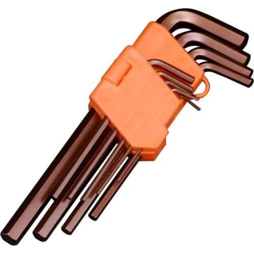 Torque Repair Tool Spanner Set 9Pcs/set Double Wrench Set S2 Hex Key Socket