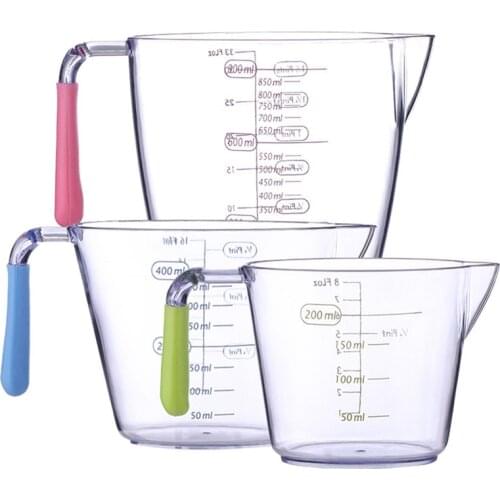 New Plastic Measuring Cup,Digital Cake Measurements Jug for Baking Cooking Measurements Pyrex Measuring Jugs
