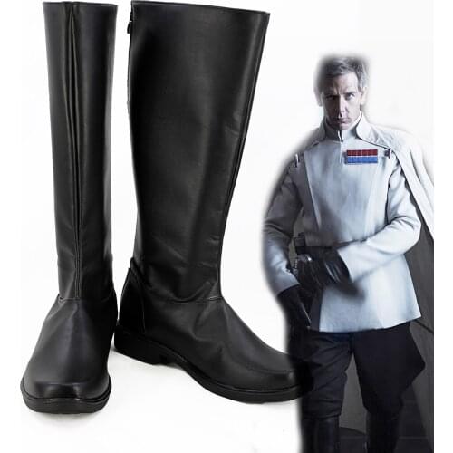 Rogue One: A Star Story Wars Orson Krennic Cosplay Boots Shoes Custom Made