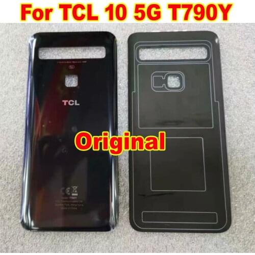 Original Best Back Battery Cover Housing Door Rear Case For TCL 10 5G T790Y Phone Lid Replacement Shell