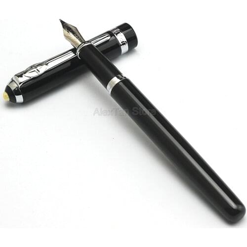 Duke 962 Brand New Series Fountain Pen Medium Nib , Black Color Writing Gift Pen For Office School Home