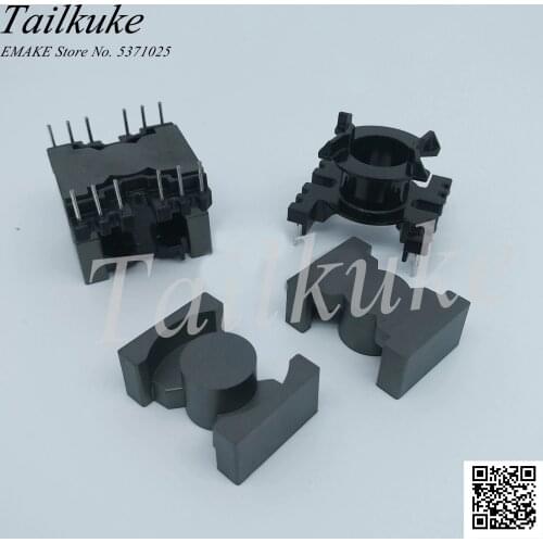 PQ2620 Transformer Core PQ2620 Supporting Vertical Skeleton 6 + 6 Set of Ferrite PC40 Core