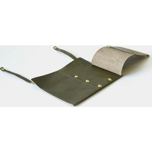 Dust-proof Faux Leather Bed Side Camping Chair Side Bag for Fishing