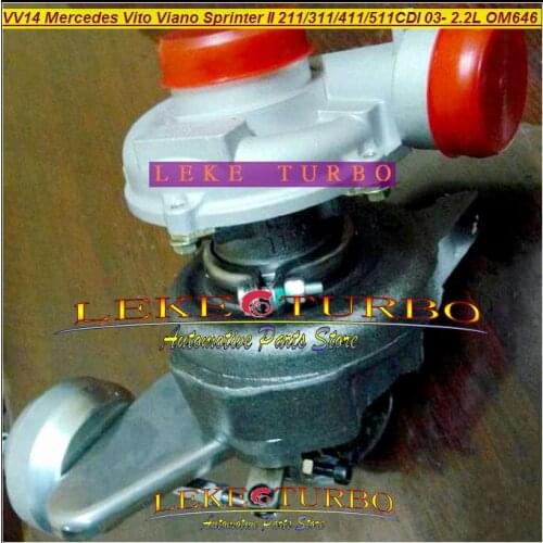 RHF4 VV14 VF40A132 6460960699 6460960199 Turbo For Mercedes PKW Vito 111 115 W639 Viano Sprinter 211 311 411 511 OM646 2.2L CDI