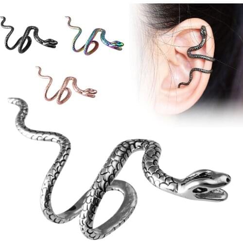 Snake Earing Clips;Non Pierced;Fake Piercing Jewelry;Ear Cuffs;1 PC for Women Men;Earrings Jewelry