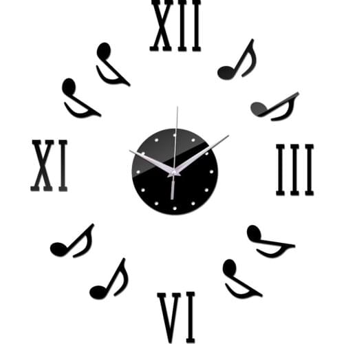 Special offer diy wall stickers clock clocks home decor Furniture acrylic mirror sticker modern living room