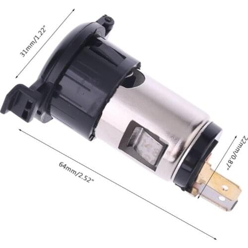 12V 120W Universal Car Boat Tractor Cigarette Lighter Power Socket Outlet Plug 964B