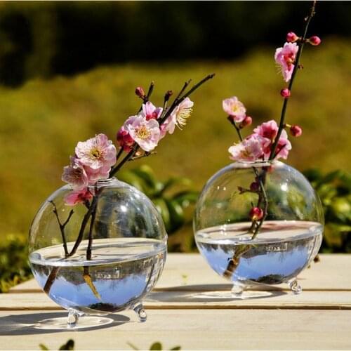 Vases for Flowers Plants Round Nordic Vase Home Decoration Living Room Bathroom Desk Decorative Vases Table Vase