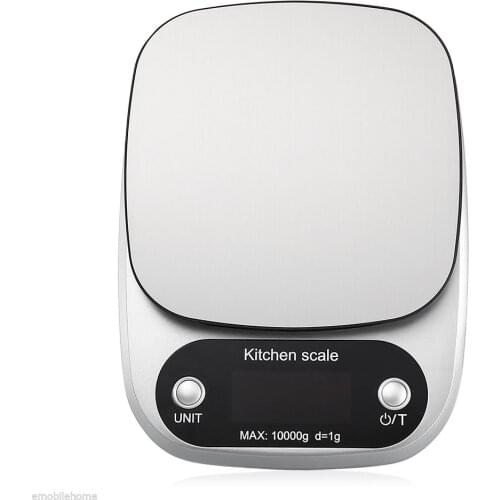 10kg Accurate Digital Kitchen Scale Household Food Weight Scale with Stainless steel platform Easy to clean