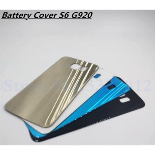 Replacement For Samsung Galaxy S6 G920 G920F Back Battery Cover Door Rear Glass Housing Case Battery Cover