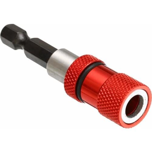 60mm Quick Release 1/4" Hex Shank Drill Hex Magnetic Drywall Screw Bit Holder Hex Shank Drill Screw Tool