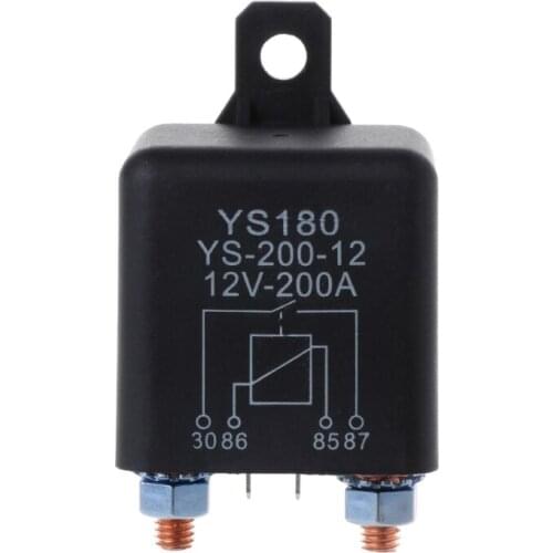 12V 200Amp Start Relay 4Pin Heavy Duty ON/OFF Switch Split Charge Relay For Car
