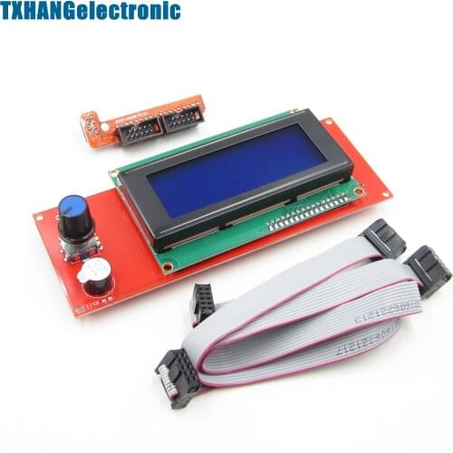 2004 LCD Display 3D Printer Controller With Adapter RAMPS 1.4 Reprap Mendel diy electronics