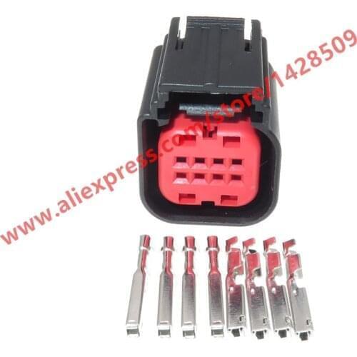 5 Sets 8 Pin Automotive Air Flow Meter Plug Waterproof Sealed Connector Car Plug 1411001-1