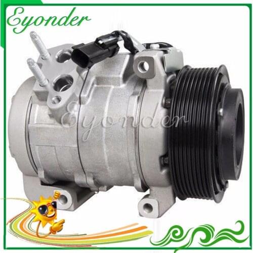 A/C AC Air Conditioning Compressor Cooling Pump 10S17C PV8 for Dodge Ram 2500 3500 4500 5500 Pickup L6 6.7L 2011 2012 2013