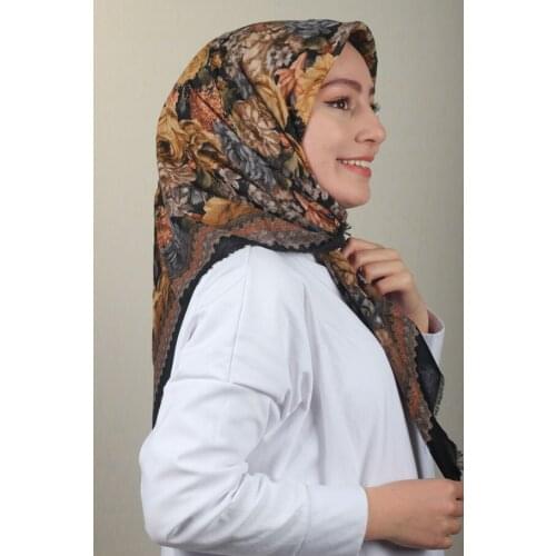 BONJELA PATTERNED COTON SCARF-DESEN-67-RENK-08
