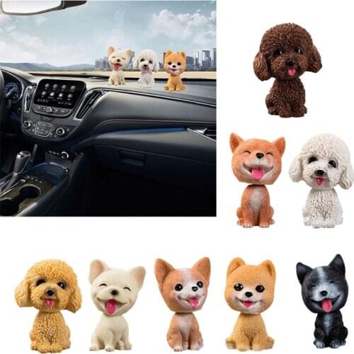 Jones Sale Cute Bobble-Head Puppy Doll Creative Dog Dashboard Ornament Automotive Interior Decorations