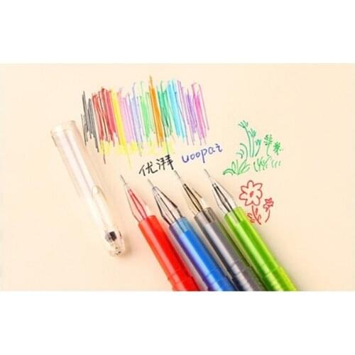 Hot Sale 12Pcs/Set Cartoon Fresh Star Diamond Gel Pens Office Students Stationery Supplies