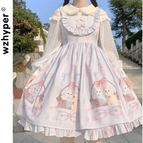 Gothic Lolita Dress Jsk Soft Sisiter Victorian Medieval Lace Dress Women Princess Dress Halloween Costume for Girl Tutu Dress