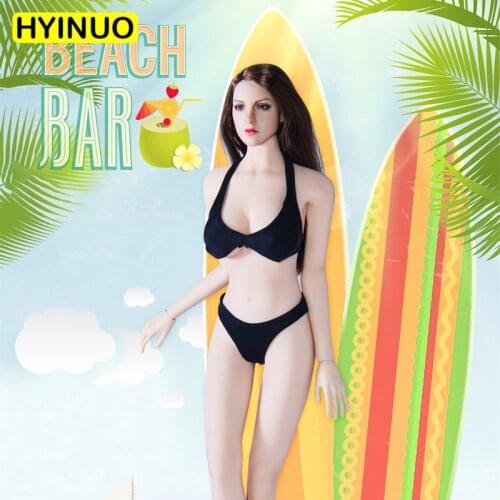 2 Colors bikini Swimsuit 1/6 Scale Female Sexy Women Suitable Slim Body Clothes Clothing Set For 12" Female Figure Body Doll