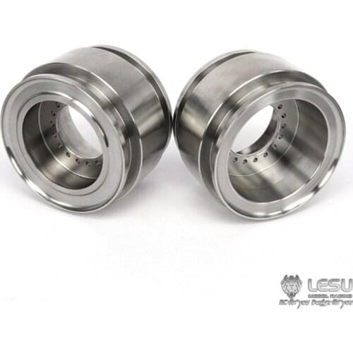 LESU Wheel Hubs Metal for 1/15 Loader RC Model Truck Tamiya DIY Parts TH02036
