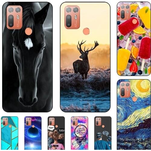 Fashion Bumper Cute Case For HTC Desire 20 Plus 20+ Case For HTC Desire 20 Pro Soft Silicone Cat Horse Flower Cover Back Shell