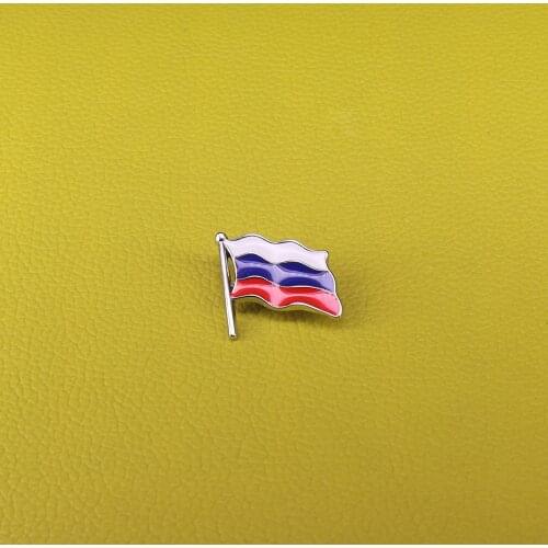 Russia flag pins brooch for men metal badges socialist communist jewelry patriot gift flags clip pin mens shirt accessories