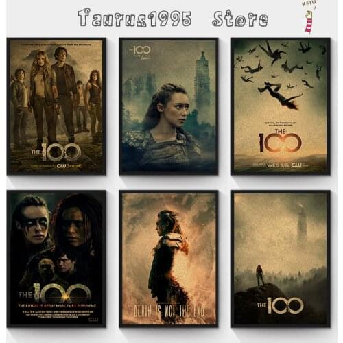 New Vintage poster TV Series The 100 poster wall decor kraft paper print wall art painting retro poster wall sticker