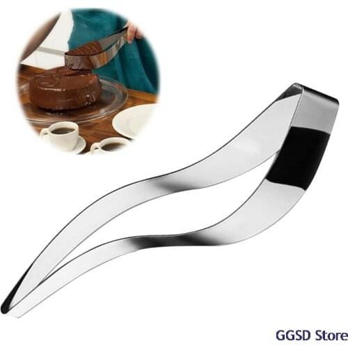 Stainless Steel Cake Slicer Cutter Kitchen Cake Tools Leaf-Shaped Pie Dessert Bread Divider Fondant Cake Slicer Cutting Knife