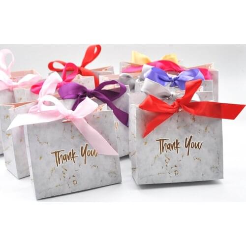 100PCS Wholesale eyelash box package Creative Mini Marble Gift Bag for Party Chocolate Paper Package/Wedding Favours candy Boxes