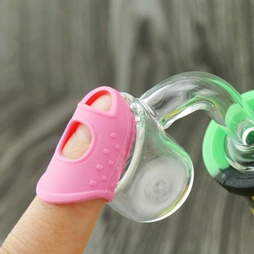 5Set/10Pcs Hookah Thumb Sleeves Non-slip Finger Protector Shisha Anti-Acalding Finger Cover Silicone Smoking Tobacco Accessorie