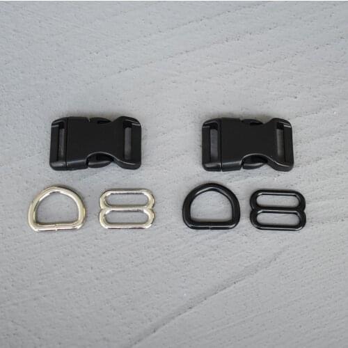 50 Sets 20mm Backpack Plastic Buckle Quick Side Release Buckle for Bag Luggage Outdoor Backpack Strap Belt Webbing Lether Craft