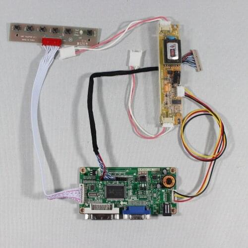 DVI VGA LCD controller board RT2261 work for 12.3inch 1280x480 LQ123K1LG03 lcd panel