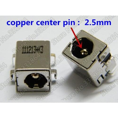 2pcs DC Power Jack Connector for Asus EEE PC 1004DN A84S X54H 2.5mm-pin Laptop charging socket