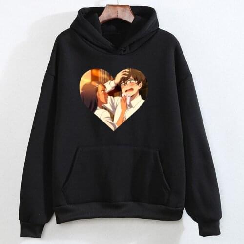 Nagatoro Hoodie Kawaii Women and Men Anime Clothes Hoodies Unisex Anime Clothes Casual Streetwear Aesthetic Girl Gift Sweatshirt