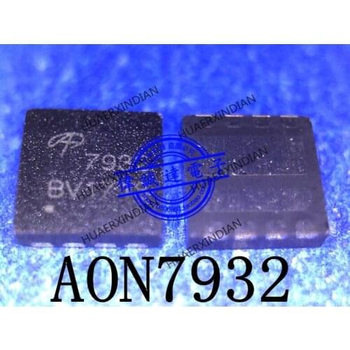 1Pieces New Original AON7932 AO7932 Type 7932 N 30V26A QFN8 In Stock Real Picture