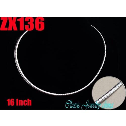 16Inch /18inch /20Inch new 316L stainless steel torques collar 4mm smooth avant-courier fashion necklace 10pcs ZX136