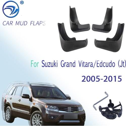4pcs/set car Mud Flaps Mudguards For Suzuki Grand Vitara / Edcudo (JT) 2005-2016 Splash guards 2010 2011 2012 2013 2014 2015