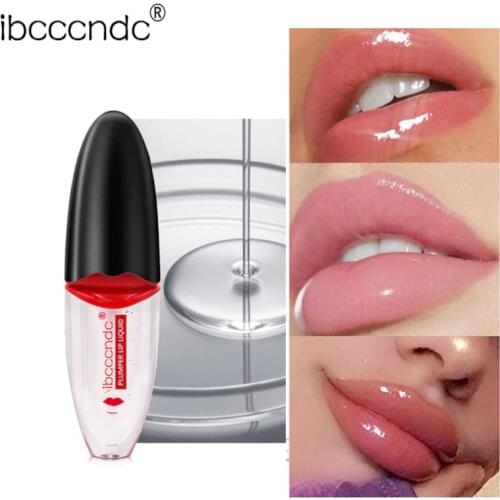 5ml 3D Super Volume Plump it Shiny Lips Coat Lips Gloss Cover Moisturizing Lip Plumper Lip Enhancer Tint Glaze Makeup