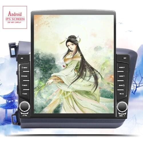 2 din Radio Car Android 10.0 for Honda Civic 2012-2015 USB MP3 9.7" IPS Multi Touch Screen Autoradio 6GB RAM