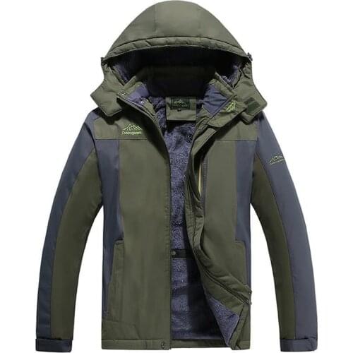 Big Size 10XL 9XL 8XL 7XL 6XL Mountaineering suit Warm Outwear Winter Jacket Men Windproof Hood Men Jacket Warm Men Parkas