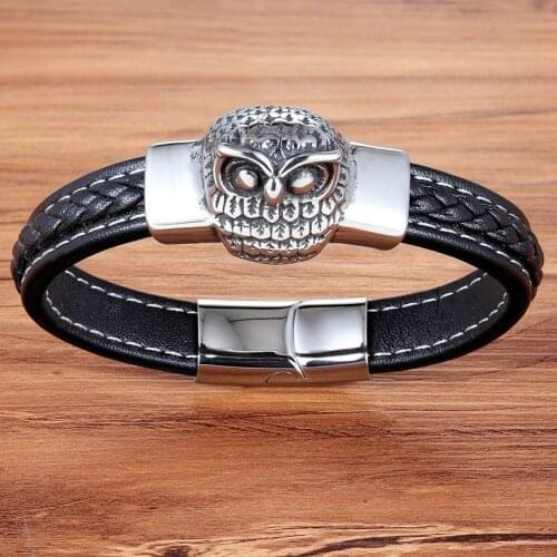 TYO Multiple Styles For Choices Genuine Leather Bracelet For Men Special Design Fashion Jewelry Accessories Big Discount Gift