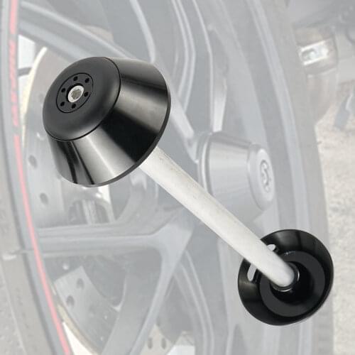 For Ducati Monster 1200 2015-2020 Monster 1100 EVO Rear Axle Fork Crash Sliders Wheel Protector Falling Protection