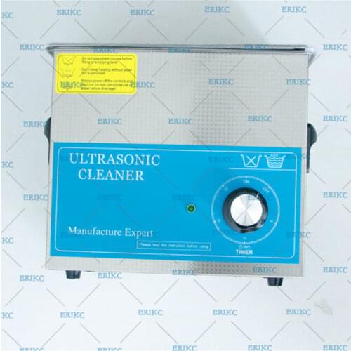 ERIKC Automotive diesel injector ultrasonic tool E1024011 and common rail auto fuel pump injection Clean machine 220V, 3 litre